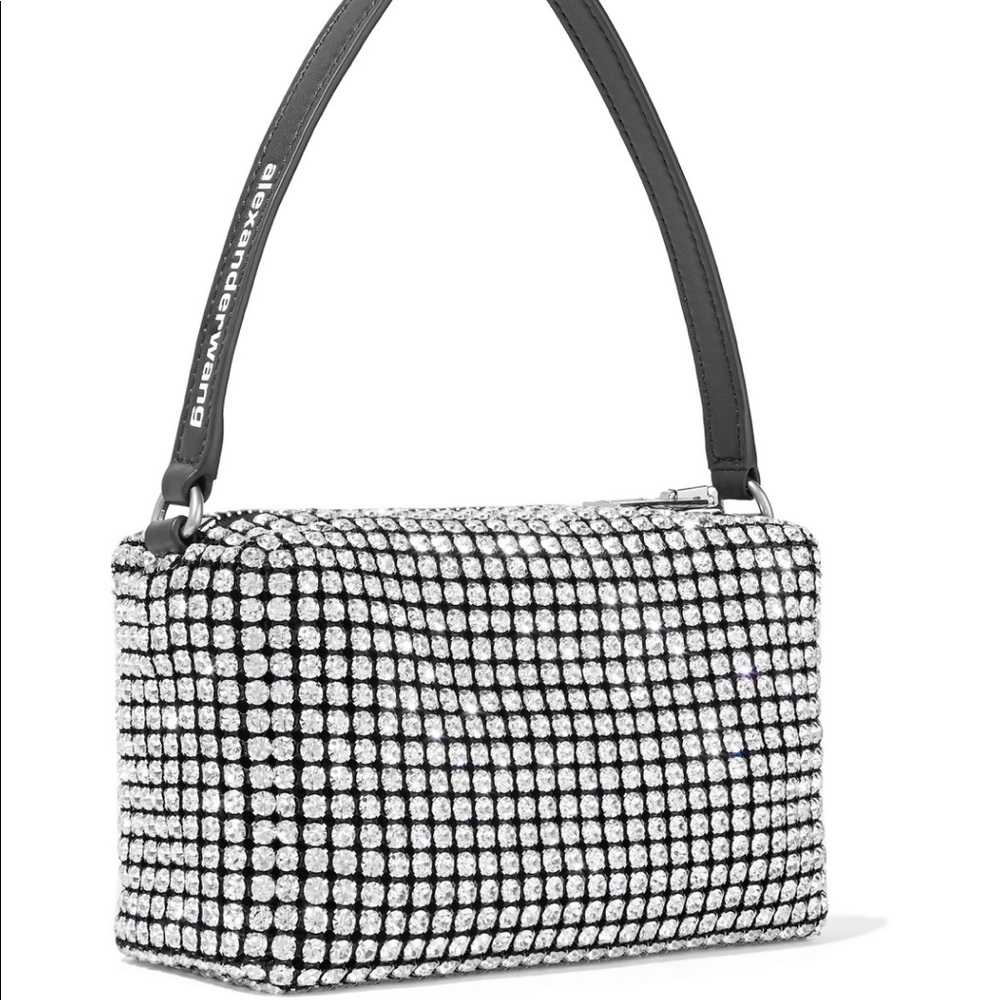 ISO: Alexander Wang Crystal Mesh Shoulder Bag